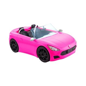 Mattel Barbie Pink Convertible Vehicle Toy With Rolling Wheels