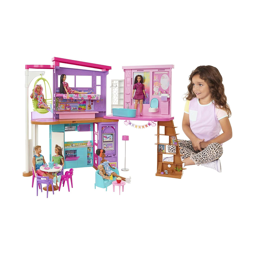 Mattel Barbie Vacation House Playset With 30+ Pieces, Toy For 3 Year Olds & Up - Image 7