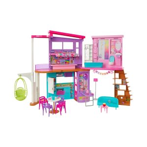 Mattel Barbie Vacation House Playset With 30+ Pieces, Toy For 3 Year Olds & Up
