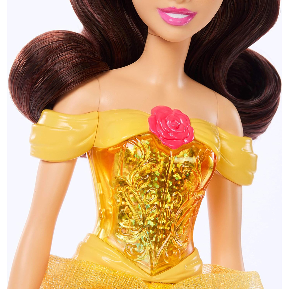Mattel Disney Princess Belle Fashion Doll And Accessory, Toy Inspired By The Movie Beauty And The Beast - Image 4