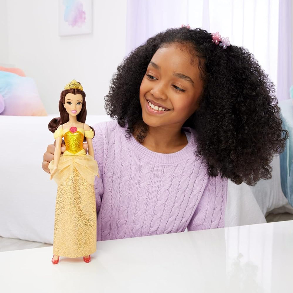 Mattel Disney Princess Belle Fashion Doll And Accessory, Toy Inspired By The Movie Beauty And The Beast - Image 6