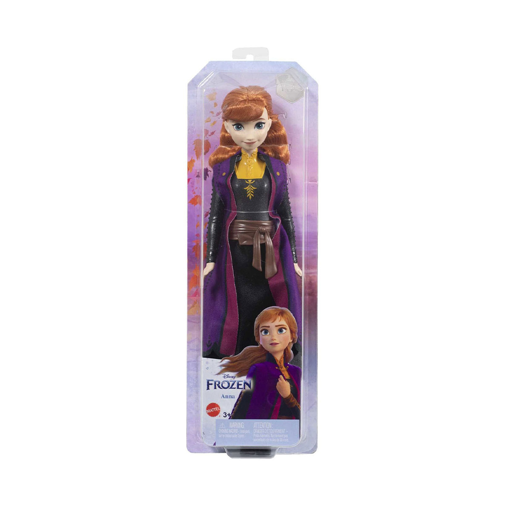 Mattel - Disney Princess Toys: Frozen Fashion Dolls Core - Anna 2 Travel Look - Image 2