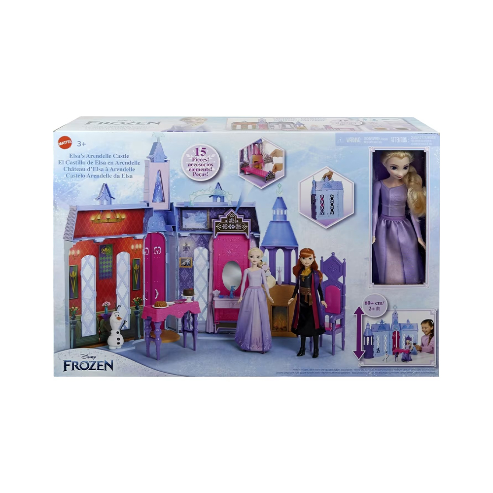 Mattel - Disney Princess Toys: Frozen Fashion Dolls - Arendalle Castle with Doll - Image 2