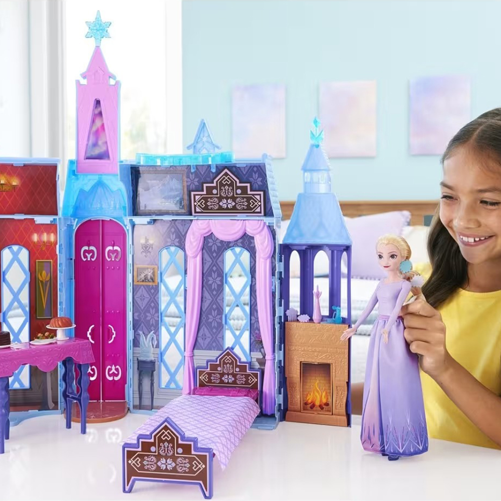 Mattel - Disney Princess Toys: Frozen Fashion Dolls - Arendalle Castle with Doll - Image 6