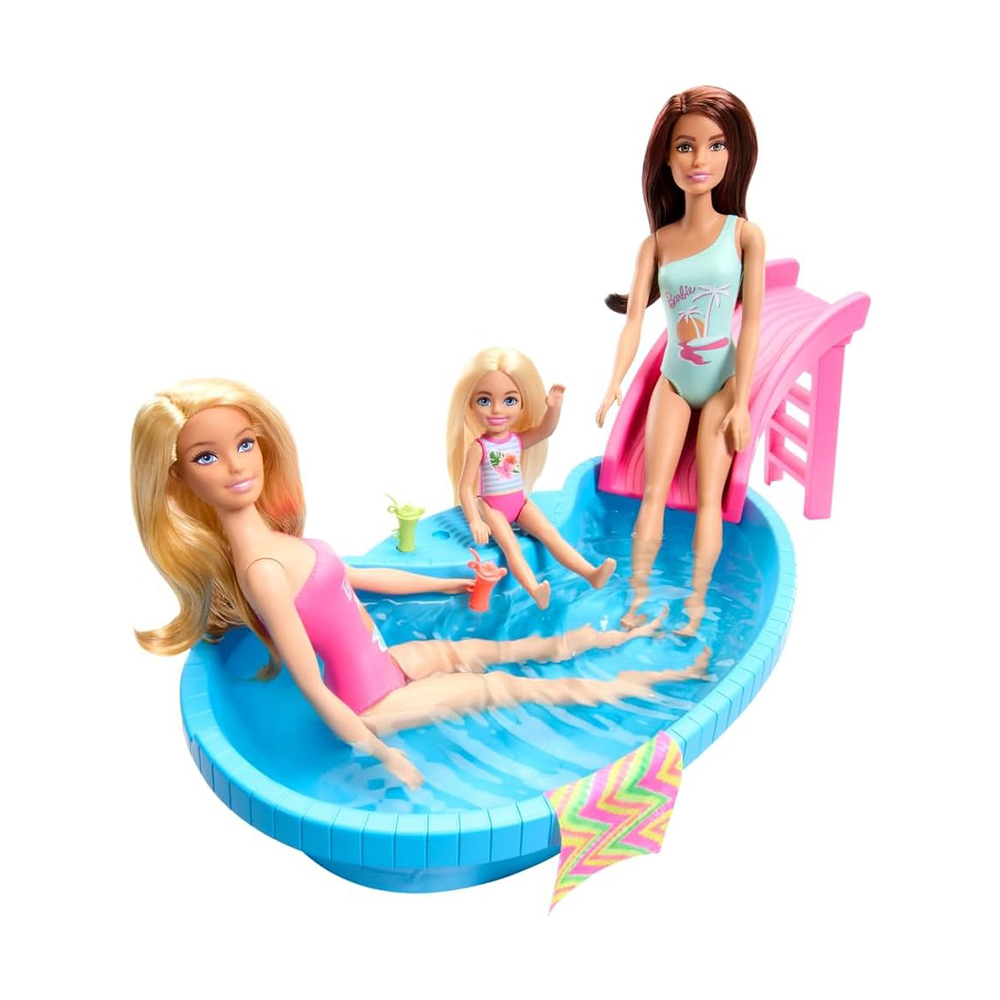 Mattel Barbie® Pool with Doll - Refreshed - Image 3