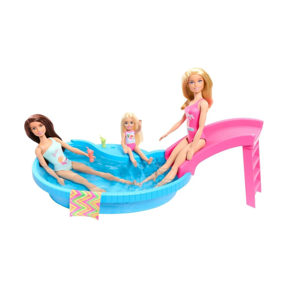 Mattel Barbie® Pool with Doll - Refreshed - Image 4