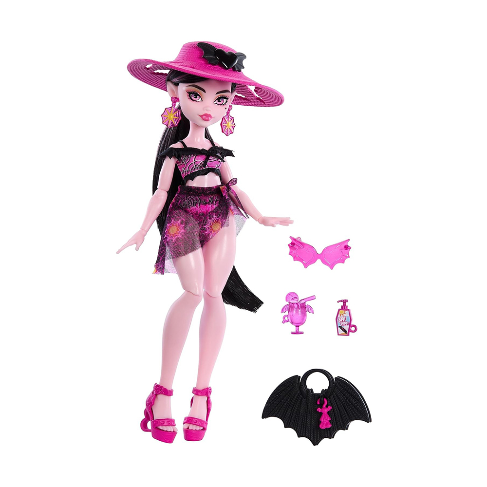Mattel - Monster High Toys: Scare-Adise Island - Draculaura Fashion Doll With Swimsuit & Accessories - Image 3