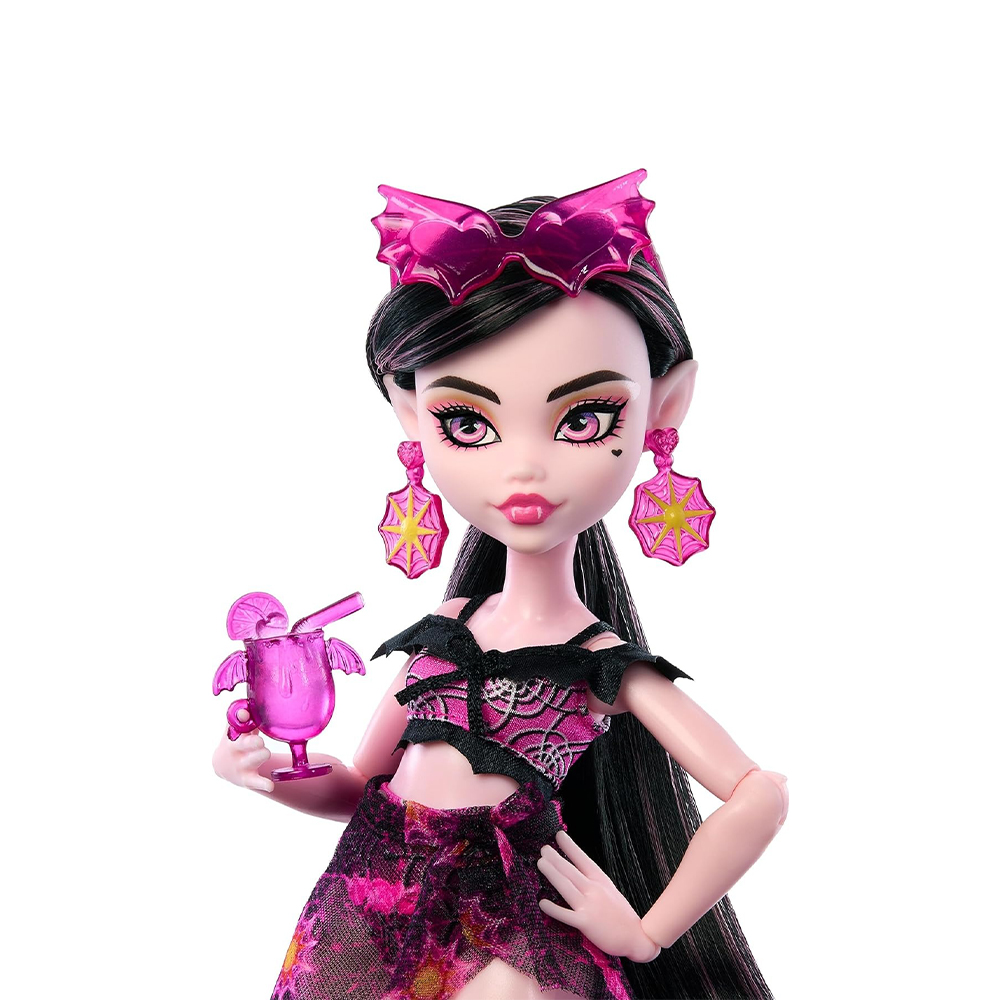 Mattel - Monster High Toys: Scare-Adise Island - Draculaura Fashion Doll With Swimsuit & Accessories - Image 4