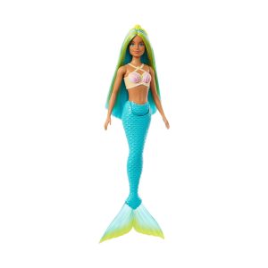 Mattel Barbie Mermaid Dolls With Colorful Hair, Tails And Headband Accessories