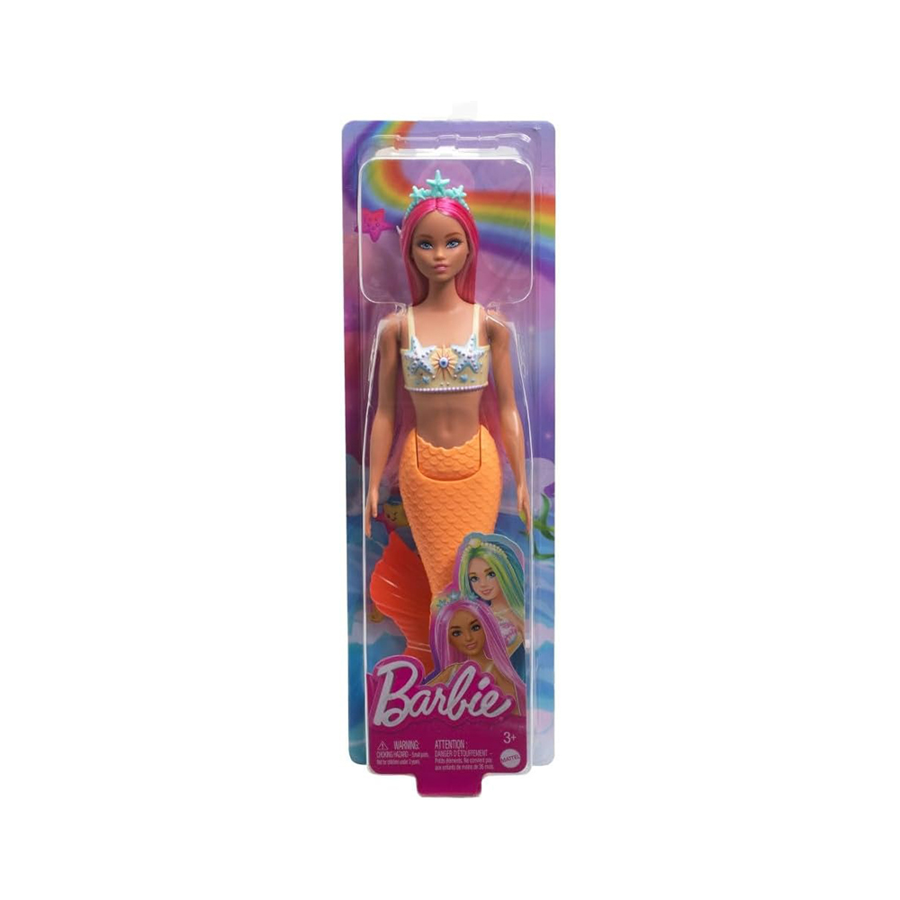 Mattel Barbie Mermaid Dolls With Colorful Hair, Tails And Headband Accessories - Image 2