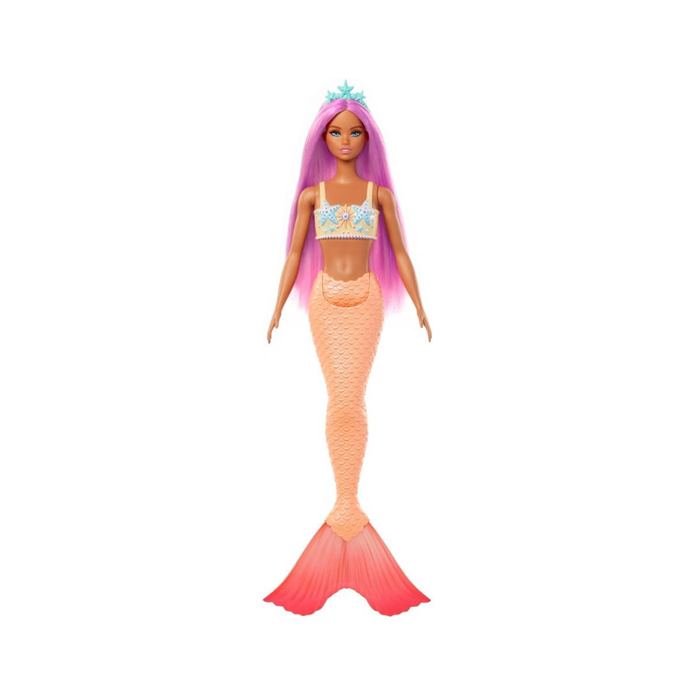 Mattel Barbie Mermaid Dolls With Colorful Hair, Tails And Headband Accessories - Image 3