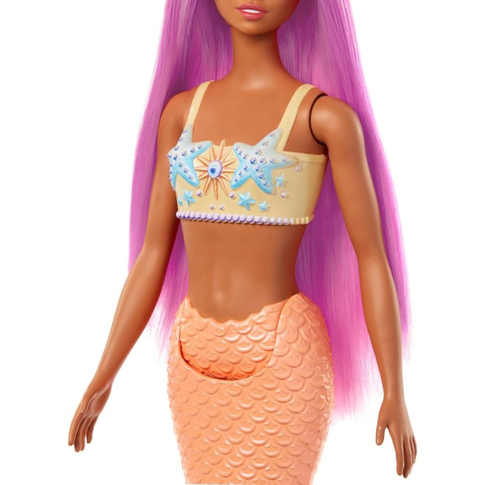 Mattel Barbie Mermaid Dolls With Colorful Hair, Tails And Headband Accessories - Image 6