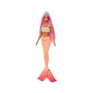 Mattel Barbie Mermaid Dolls With Colorful Hair, Tails And Headband Accessories