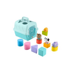 Mattel Fisher-Price Fp Pets Sort & Stow Pet Carrier Baby & Toddler Shape Sorting Toy, 8 Blocks