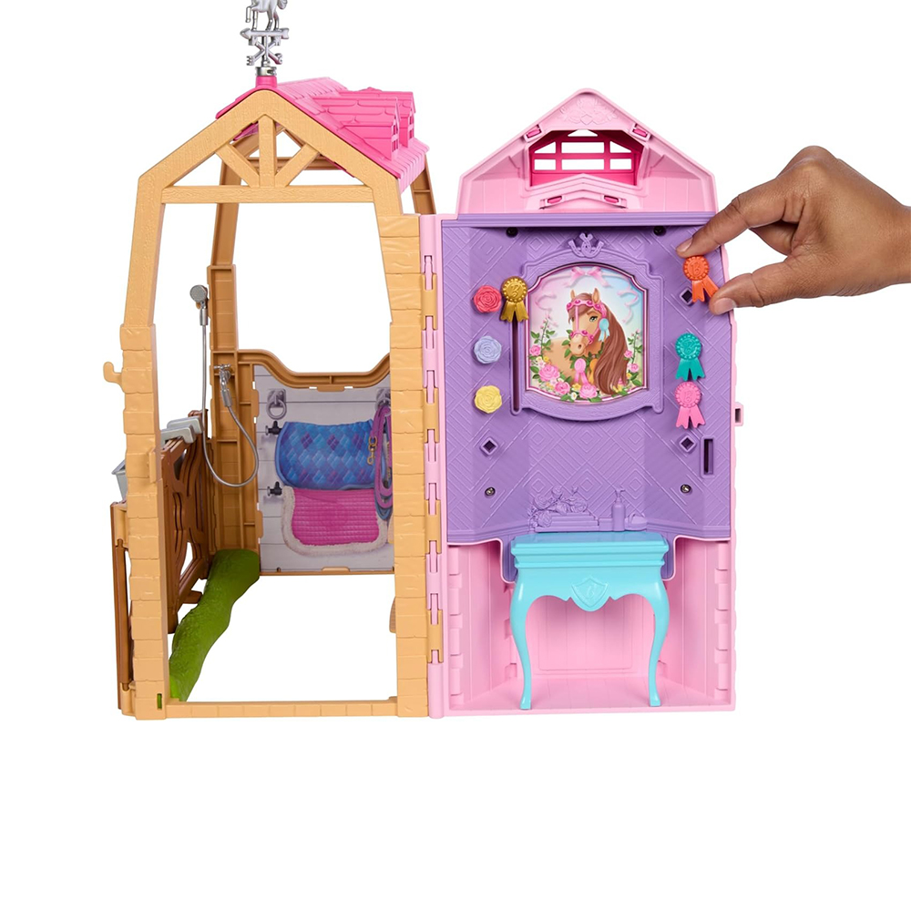 Mattel Barbie Mysteries: The Great Horse Chase Stable Playset With Doll, Toy Horse & Accessories, 25+ Pieces - Image 5
