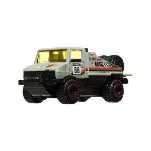 Mattel Hot Wheels Main Line Pull-Backs Speeders 1:43 Mercedes-Benz Unimog (HYC40 Group HPR70-979Q)