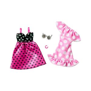 Mattel Barbie Clothes, Fashion And Accessory 2-Packs Polka Dot Set