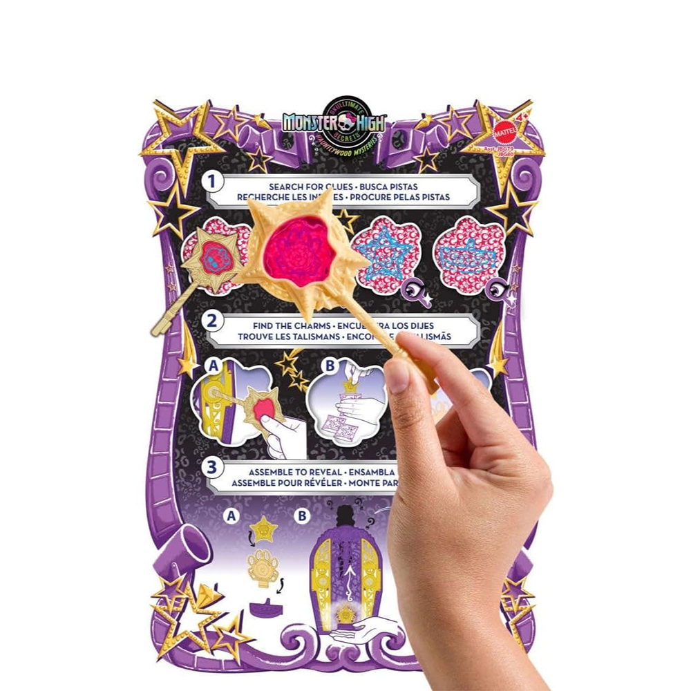 Mattel Monster High Skulltimate Secrets Hauntlywood Mysteries Doll, Clawdeen Wolf With 19+ Surprises - Image 5