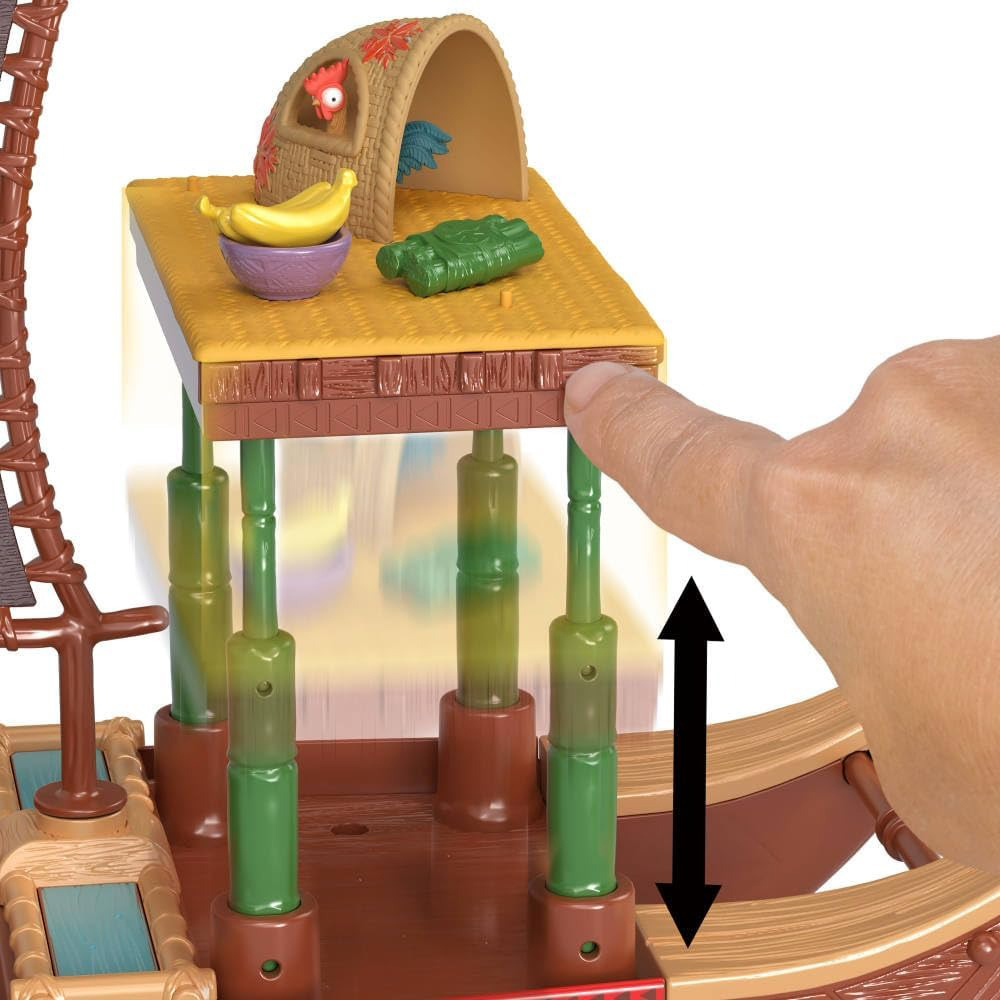 Mattel Disney Moana 2, Moanas Adventure Canoe Playset With 1 Small Doll, 1 Canoe & 10 Accessories - Image 5