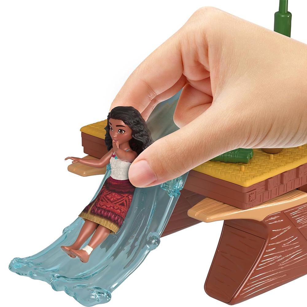 Mattel Disney Moana 2, Moanas Adventure Canoe Playset With 1 Small Doll, 1 Canoe & 10 Accessories - Image 6