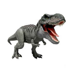 Mattel Jurassic World Rebirth Power Devour Tyrannosaurus Rex Dinosaur Figure, Constant Chomp Lights & Sound
