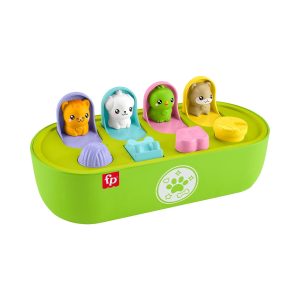 Mattel Fisher-Price Fp Pets Fine Motor Pop-Up Baby Activity Toy For Developmental Play