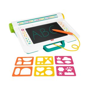Mattel Fisher-Price Learn & Doodle Desk, Mess-Free Writing & Drawing Tablet With Lcd Screen For Kids