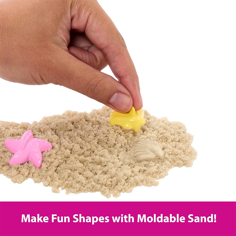 Mattel Disney Princess Ocean Friends Moana Doll With Moldable Sand, Animal Friend & 8 Accessories - Image 4