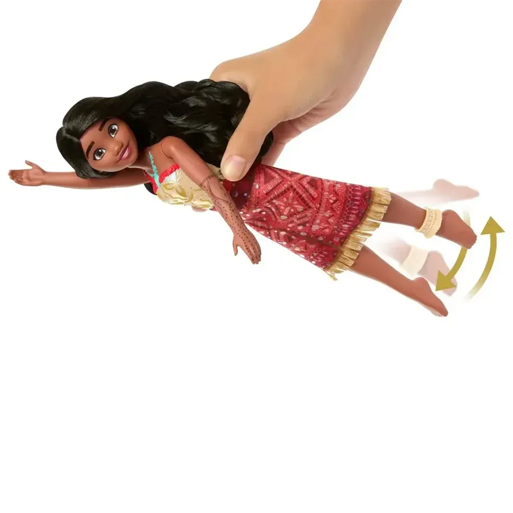 Mattel Disney Moana 2 Toys, Swimming Tautai Moana Fashion Doll with 2 Accessories - Image 4