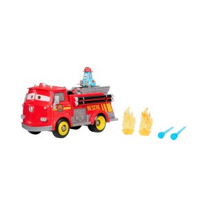Mattel Disney And Pixar Cars Radiator Springs Race & Rescue Fire Fighting Red & Guido & Accessories