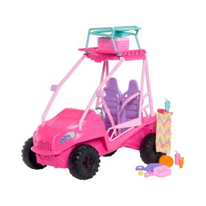Mattel Barbie Mysteries: Beach Detectives Ultimate Beach Buggy Vehicle Playset With 10+ Accessories