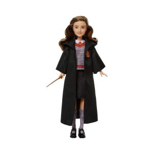 Mattel Hermione Granger Fashion Doll in Movie-Inspired Hogwarts Uniform With Wand Accessory