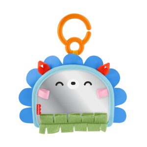 Mattel Fisher-Price Prop ''n Go Portable Mirror Baby Tummy Time Sensory Activity Toy For Newborns