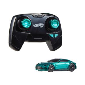 Mattel Hot Wheels RC 1:64 Scale Aston Martin Vantage Vehicle, Battery-Powered, Remote-Control Race Toy Car