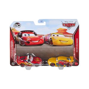 Mattel Disney Pixar Cars Metal Series 2-Pack Headset Crew Lightning McQueen & Rusteze Cruz Ramirez