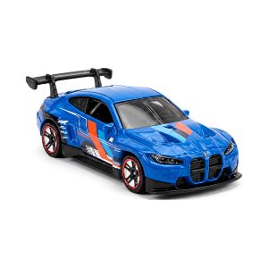 Mattel Hot Wheels Main Line Pull-Backs Speeders 1:43 2022 BMW M4 GT3 (JKP98 Group HPR70-979P)