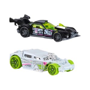 Mattel Hot Wheels Main Line 2-Pack 1:64 Lethal Diesel & GT Hunter (JLG09 Group FVN40-976C)