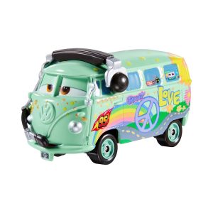 Mattel Disney Pixar Cars Metal Series 1:55 Scale Race Team Fillmore With Headset