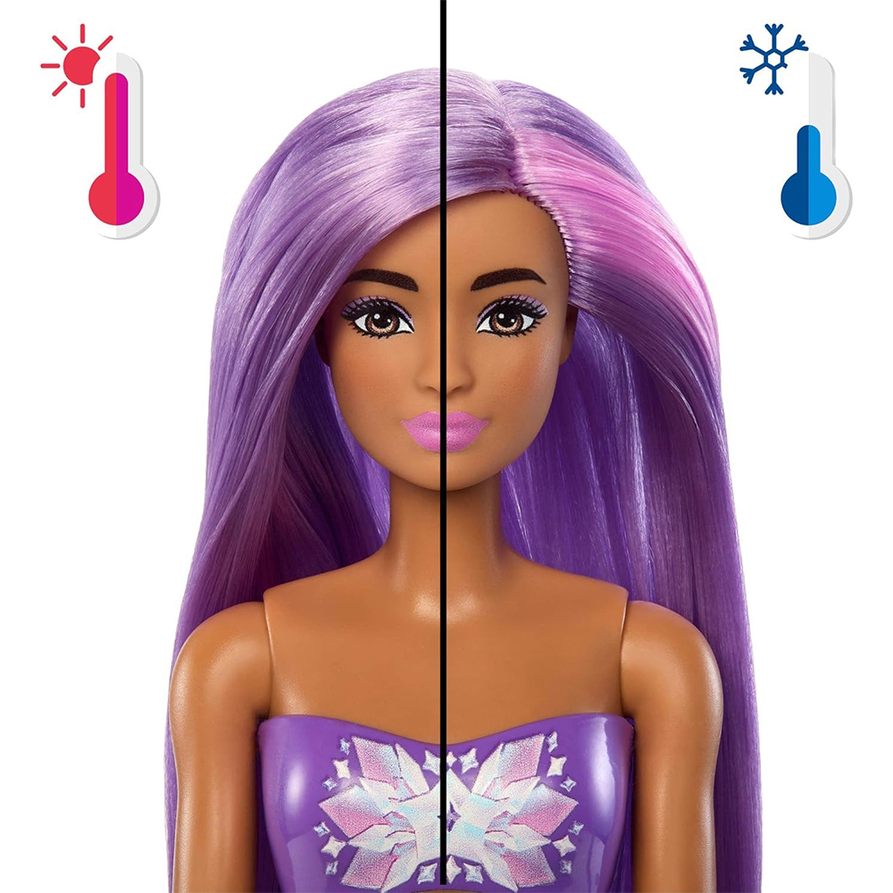 Mattel Barbie Color Reveal Mermaid Animals Series Doll & Accessories With 6 Surprises - Image 5
