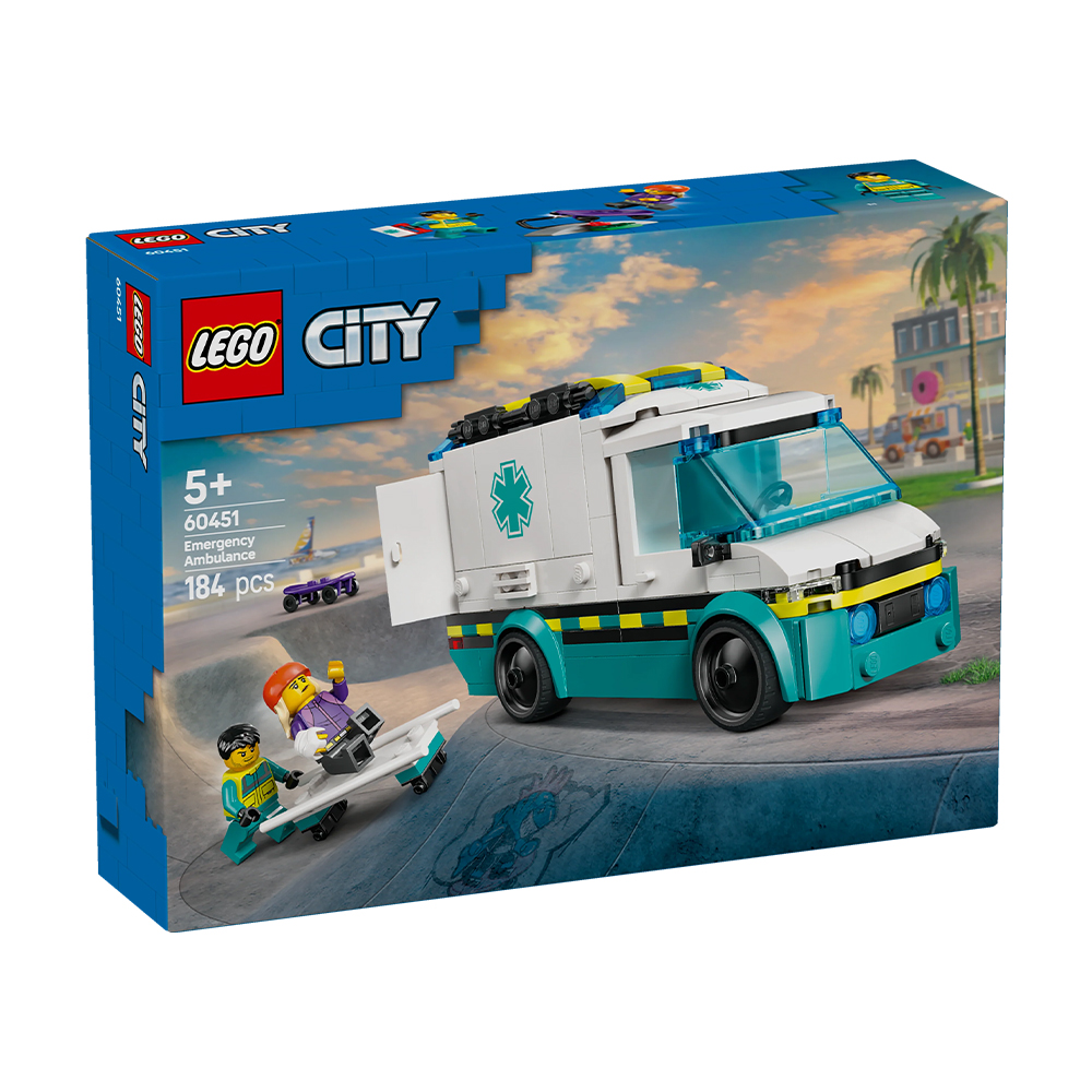 Lego - City - Emergency Ambulance 60451 - Image 2