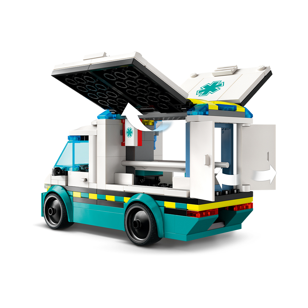 Lego - City - Emergency Ambulance 60451 - Image 4