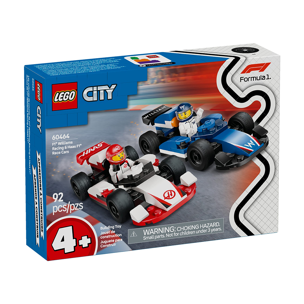 Lego - City - F1® Williams Racing & Haas F1® Race Cars 60464 - Image 2