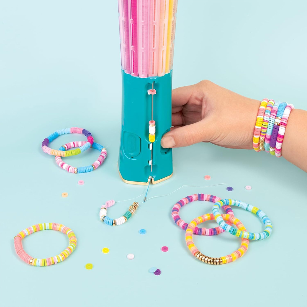 Swift Clicks Heishi Bracelet Maker Make 23 bracelets in 16 bead colors - Image 4