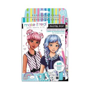 Fashion Design Sketchbook pastel pop