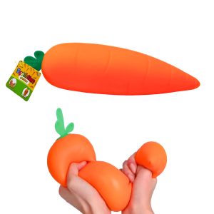 Squish Mart Jumbo Carrot Squishy TPR CDU6PCS