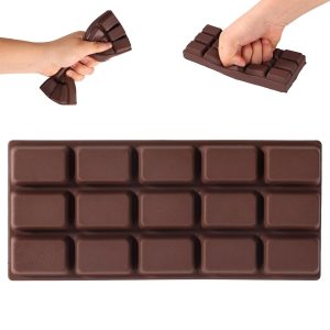 Squish Mart Chocholate Bar Squishy Slow Rising PU