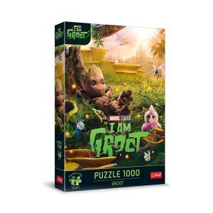 Trefl Puzzles - 1000 Premium Plus - Groot_FSC Mix 70% / Marvel Guardians of the Galaxy