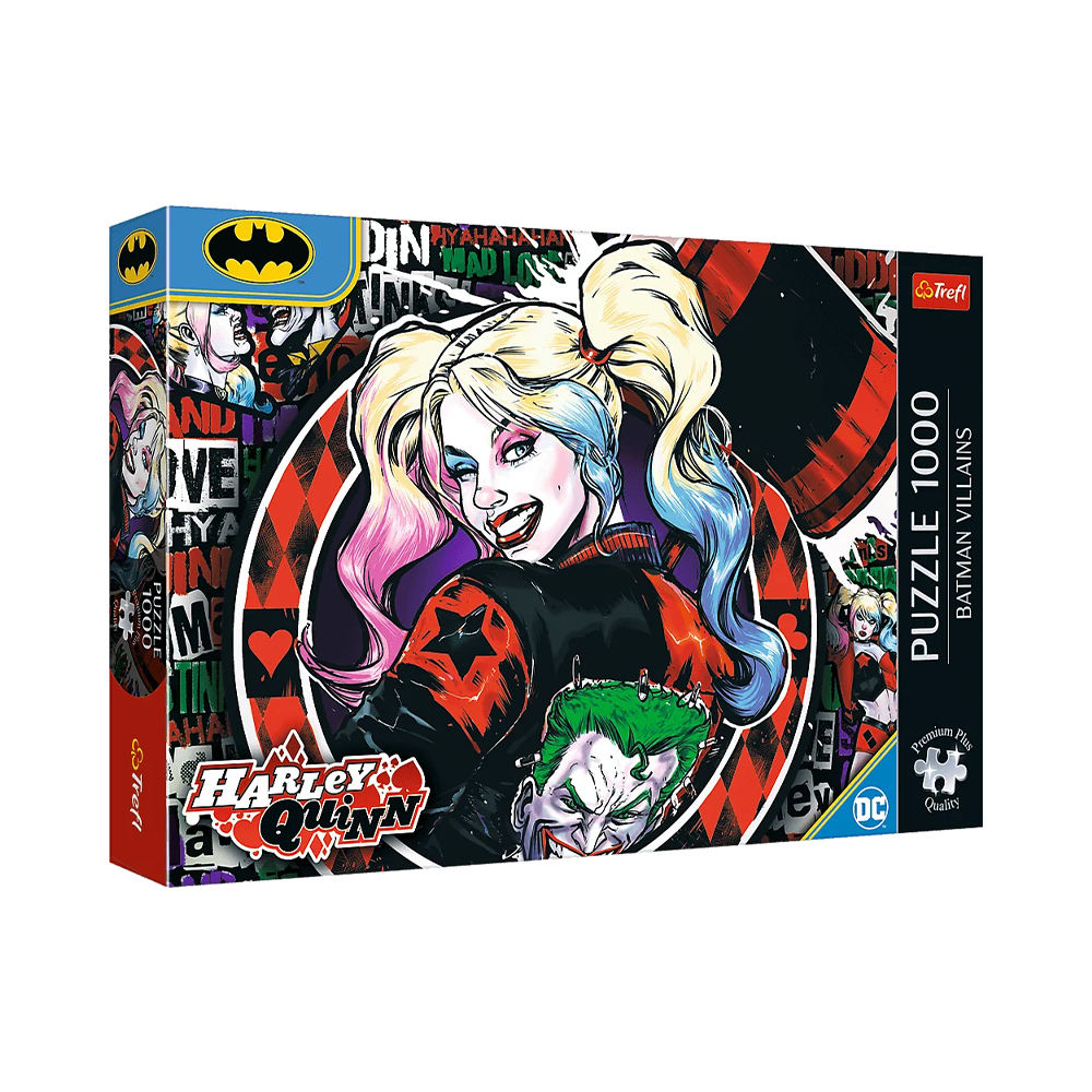 Trefl Puzzles - 1000 Premium Plus - Harley Quinn_FSC Mix 70% / Warner Batman