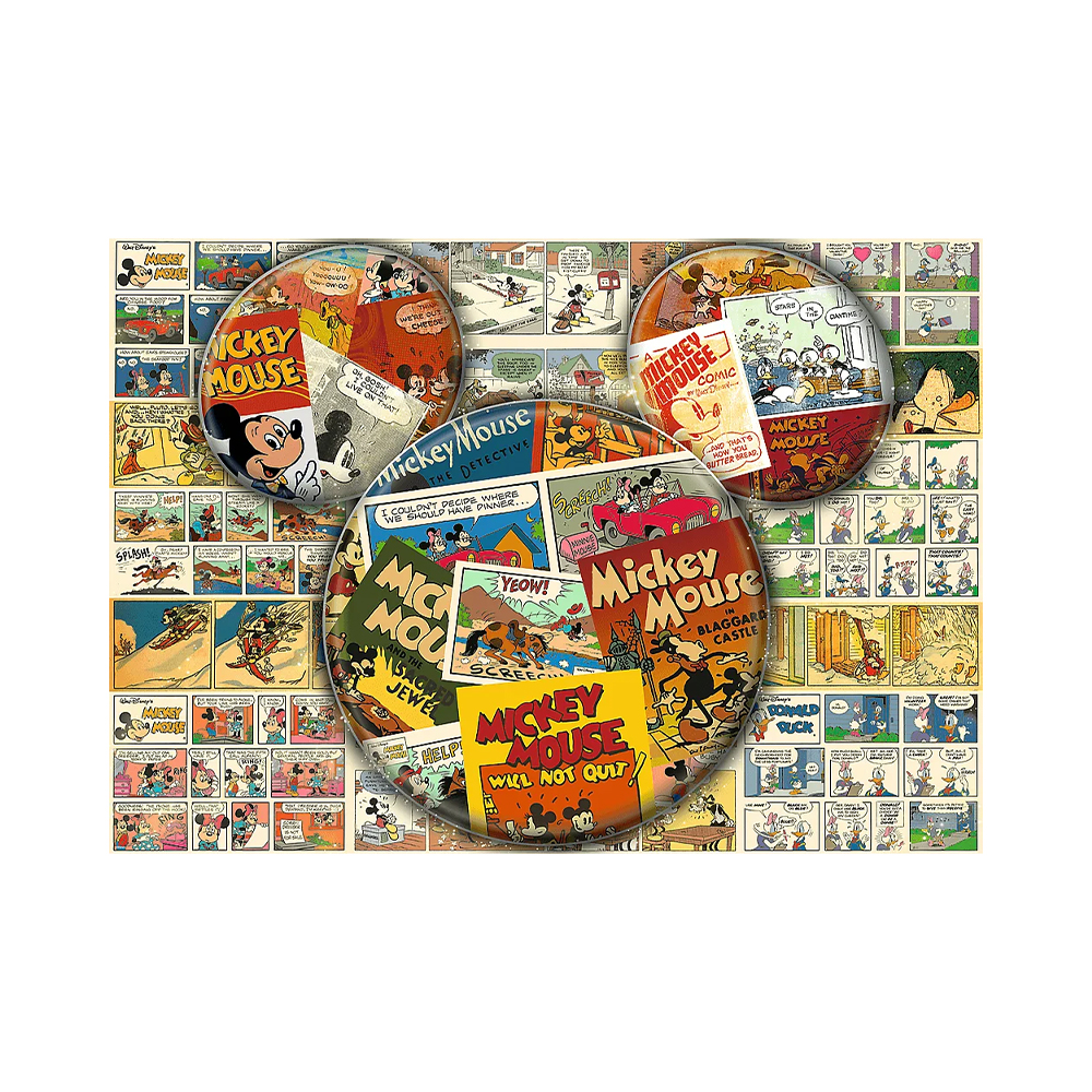 Trefl Puzzles - 1000 - Comic Mickey Mouse / Disney Mickey Mouse and Friends - Image 2