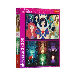 Trefl Puzzles - 2x200 - Enchanting princesses / Disney Princess_FSC Mix 70%